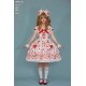 Antique Doll Strawberry Cake Bouquet Blouse JSK and OP(Reservation/3 Colours/Full Payment Without Shipping)